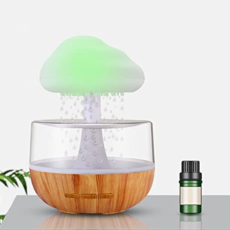 Diffuseur/Humidificateur à ultrasons nuage de pluie